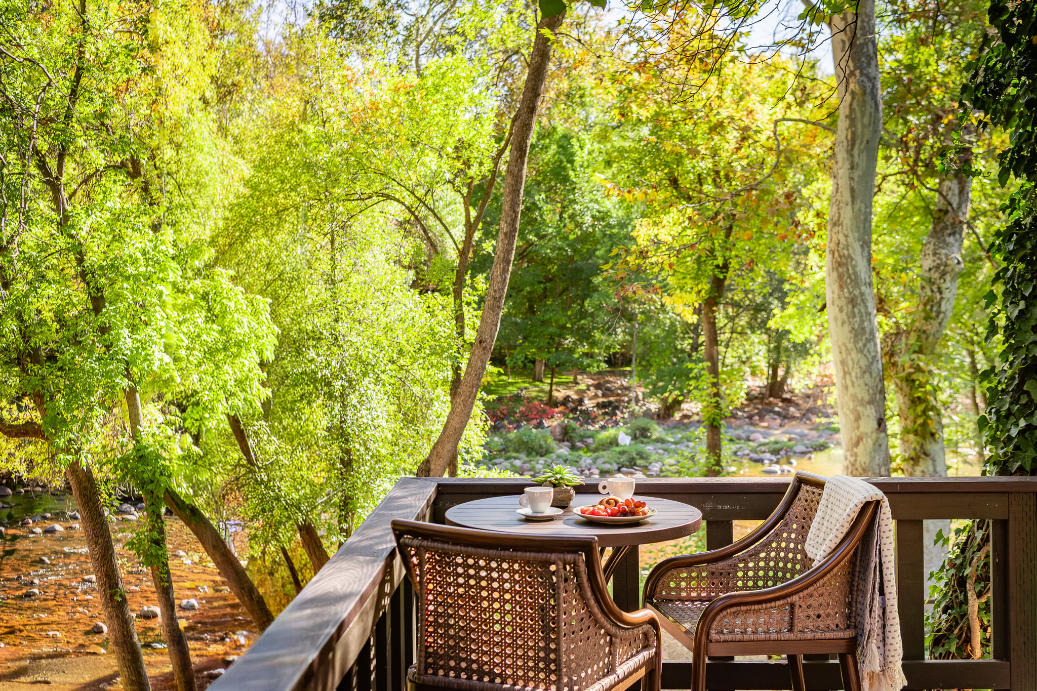 Creekside Cottage Deck