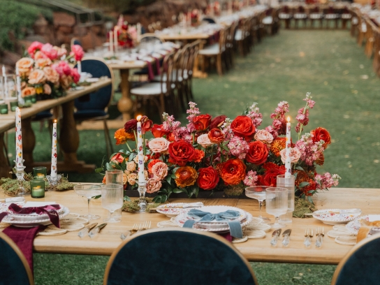 Reception on Cottageside Lawn