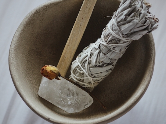 Sage in a bowl